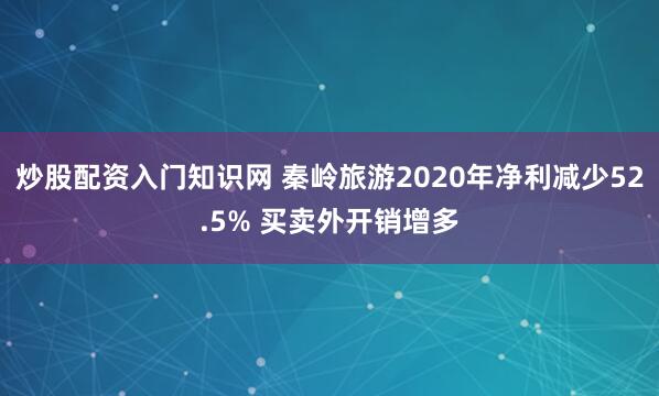 炒股配资入门知识网 秦岭旅游2020年净利减少52.5% 买卖外开销增多