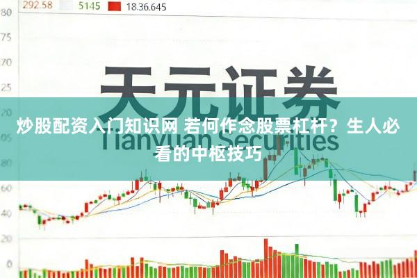 炒股配资入门知识网 若何作念股票杠杆？生人必看的中枢技巧